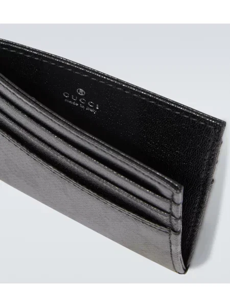 Portofel Gucci clasic din canvas negru