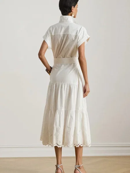 LAUREN RALPH LAUREN Rochie RALILA alb