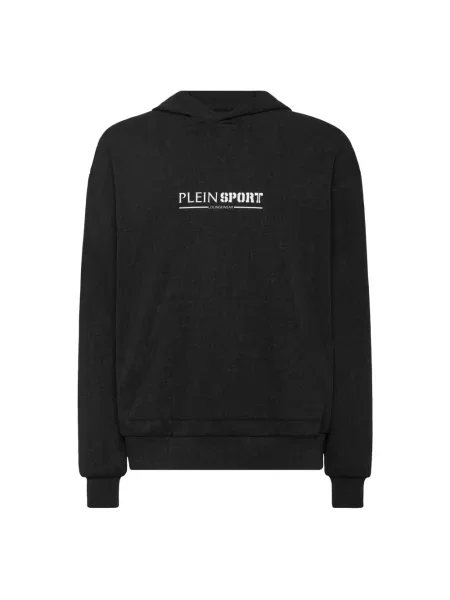 Bluza z kapturem Plein Sport z kapturem czarna