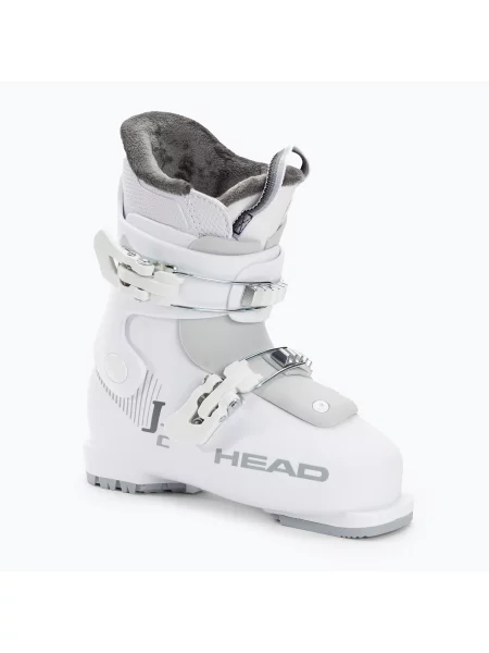 Ghete de schi pentru copii HEAD J2 alb/gri alb/gri alb
