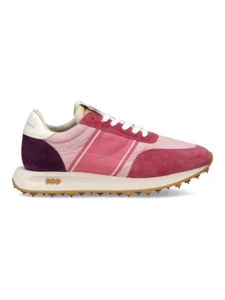 Buty do biegania Philippe Model skórzane do biegania różowe
