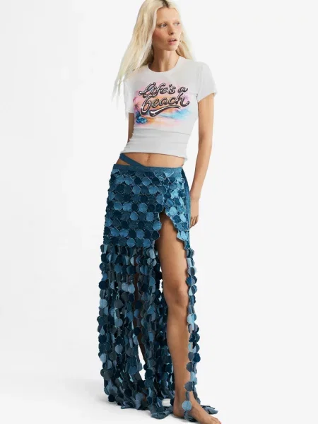 Desigual Tricou mai multe culori alb