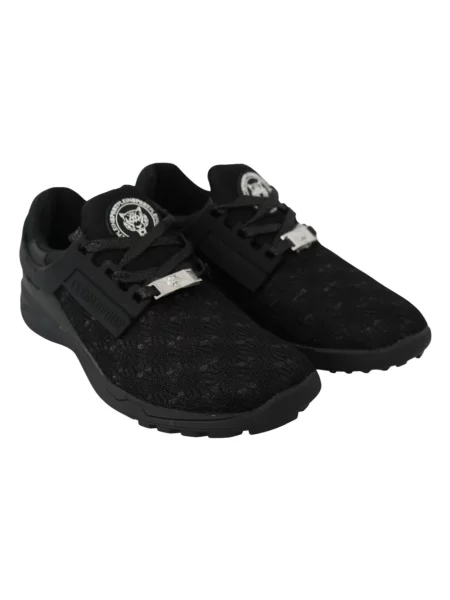 Sneakersy Plein Sport do biegania wiązane czarne