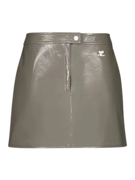 Spódnica mini Courreges szara