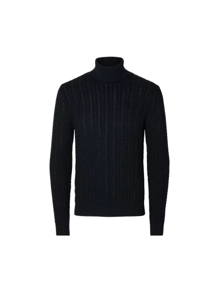 Sweter Selected Homme niebieski