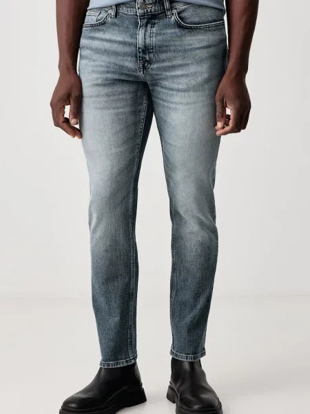 BOSS Orange slim fit traperice za muškarce DELAWARE BO plava