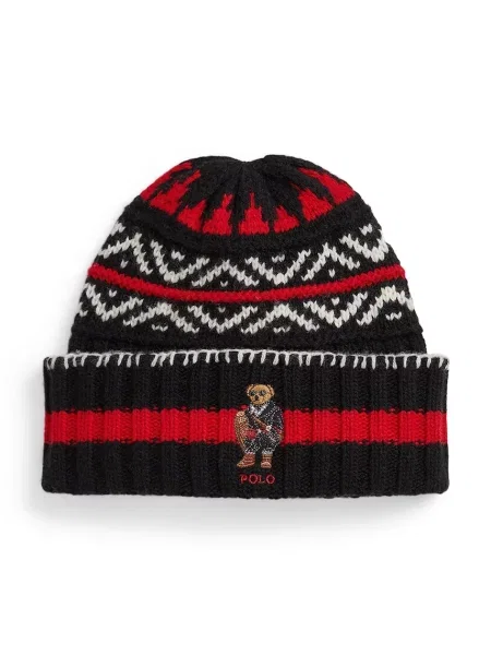 Kapa z dodatkom volne Polo Ralph Lauren črna