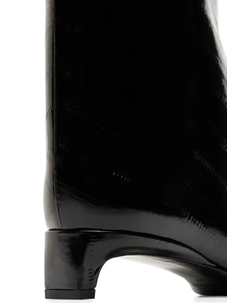 Botine Loulou De Saison din piele negru