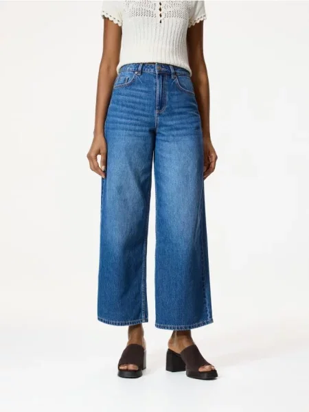 Reserved Джинси wide leg comfort синій