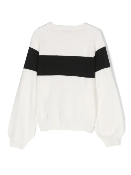 Sweter dziecięcy Twinset biały