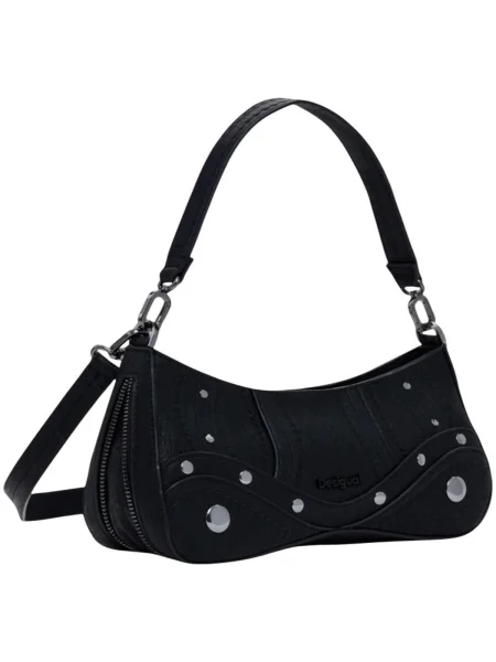 Crossbody táska Desigual fekete