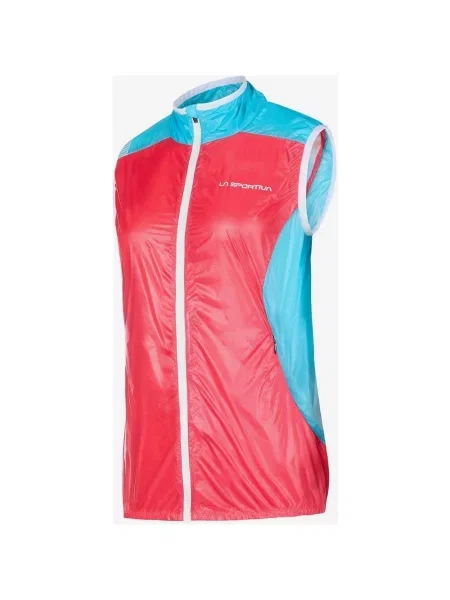 La Sportiva Briza Kamizelka wiatrówka w kolorze czerwono-niebieskim XS czerwona