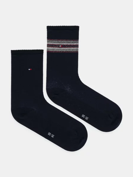 Чорапи Tommy Hilfiger 2 чифта тъмносиньо