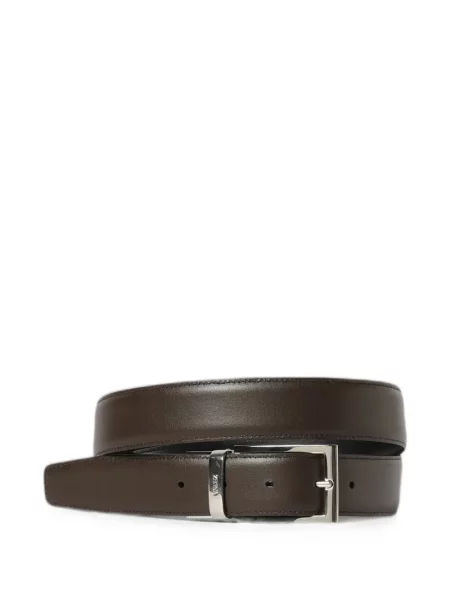 Cu centură reversibil curea Zegna din piele maro