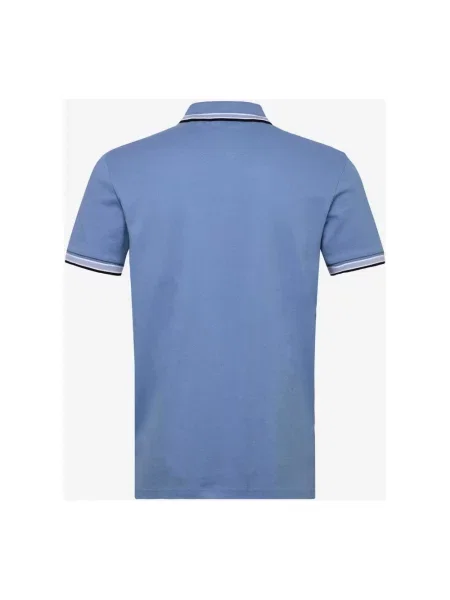 BOSS Green polo Paddy niebieska