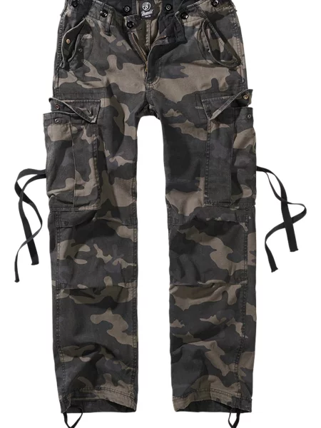 Brandit Pantaloni cu bej / kaki / verde închis gri