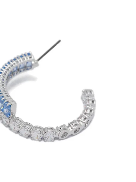 Cercei Swarovski argintiu