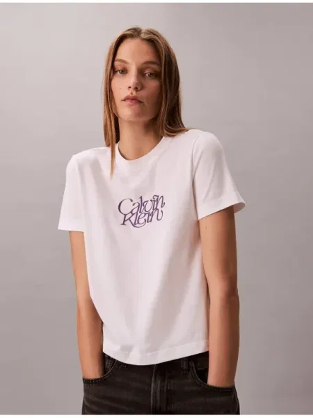 Calvin Klein Jeans Tricou alb