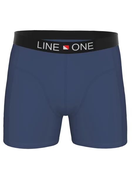 Line One Bokserice Herren Boxershorts aus Baumwolle traper plavi