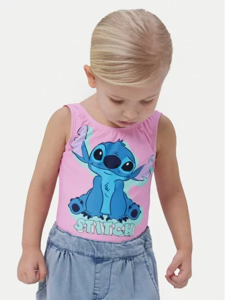 NAME IT Strój kąpielowy Modina Stitch różowy