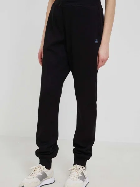 Tepláky G-Star Raw hladké černá