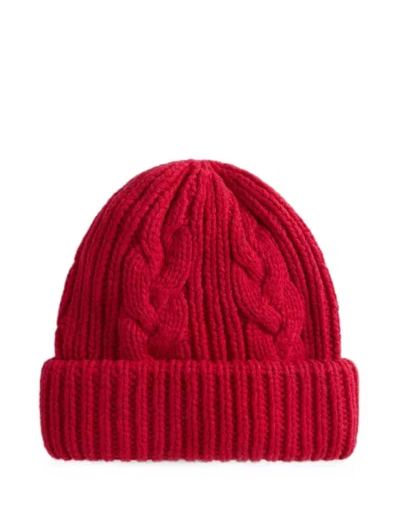 Căciulă Woolrich tricotate roșu