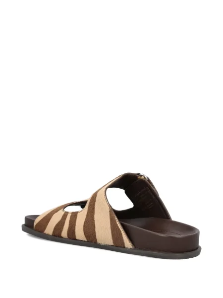 Sandale Jimmy Choo cu imagine cu model zebră maro