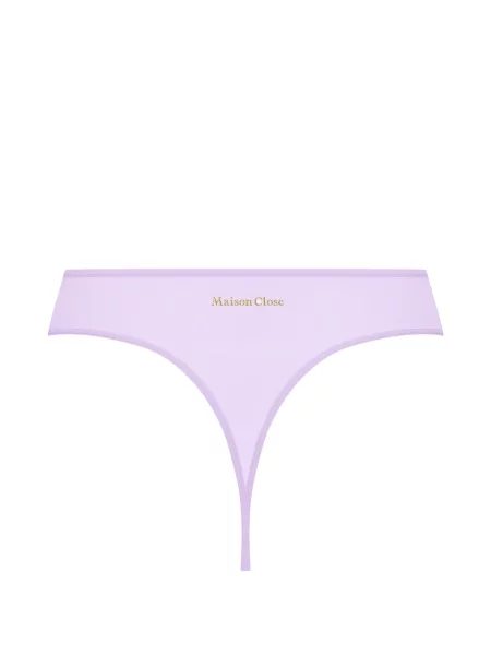 Chiloți tanga Maison Close violet