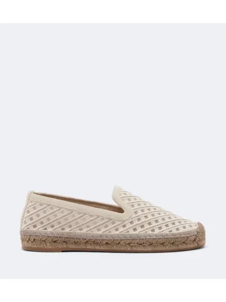 Espadrile Brunello Cucinelli din piele de căprioară bej