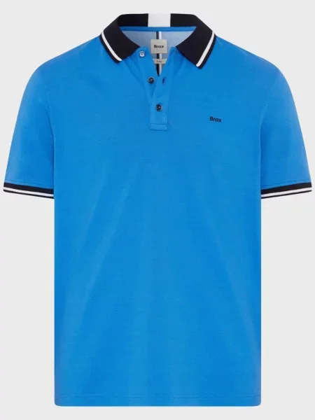 Поло Brax синее