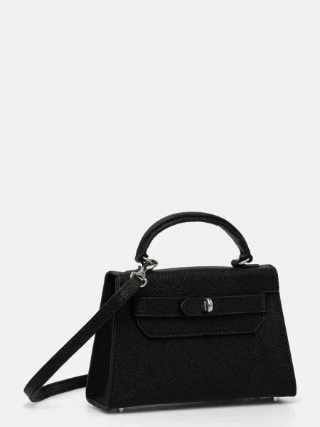 Шкіряна сумочка Silvian Heach SANITA чорний