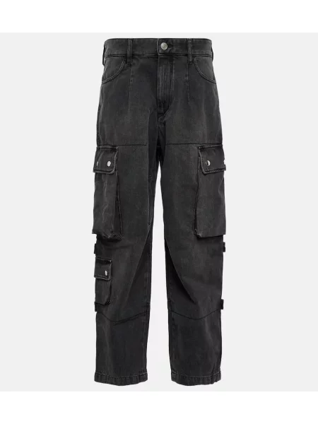 Pantaloni cargo Isabel Marant negru