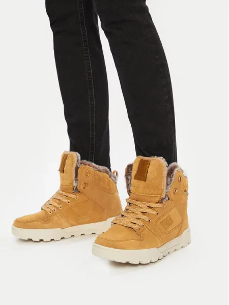 Kotníková obuv DC Shoes hnědé