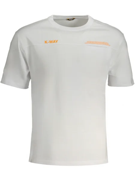 Tricou K-way scurt alb