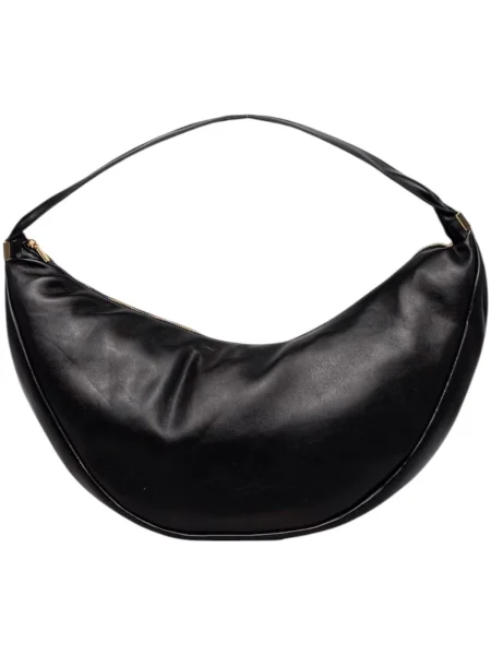 Táska Calvin Klein Pinched Soft Crescen Black Universal fekete
