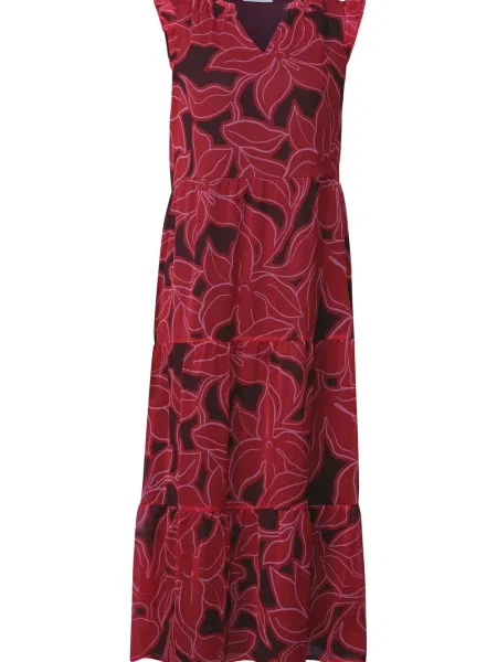 STREET ONE Rochie roz pal vin roșu