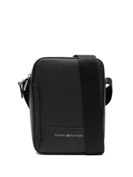 Mini geantă Tommy Hilfiger mini cu autograf negru