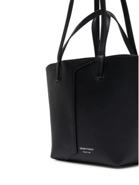 Emporio Armani shopper torba za žene kožna crna