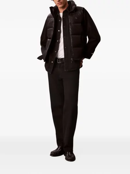 Matlasat vestă Calvin Klein cu imagine negru