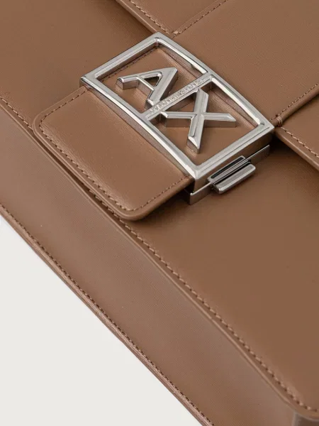 Кожаная сумка через плечо Armani Exchange