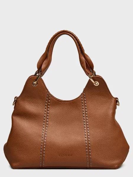 Сумка Plinio Visona' коричневая