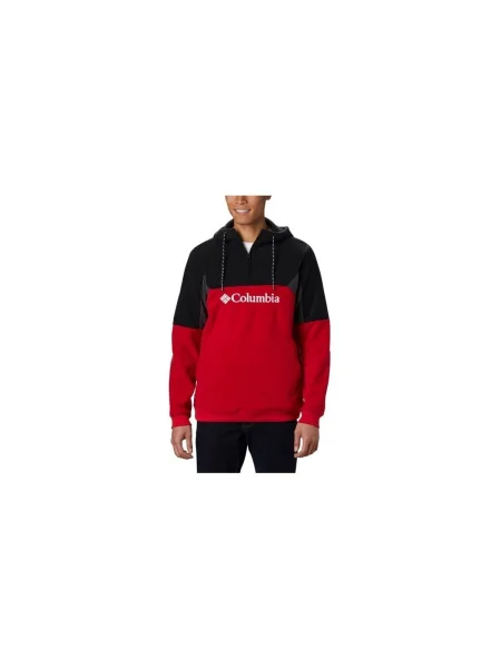 Hanorac cu glugă Columbia din fleece roșu