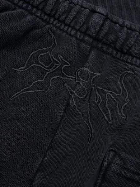 Pantaloni D-r-g-n negru