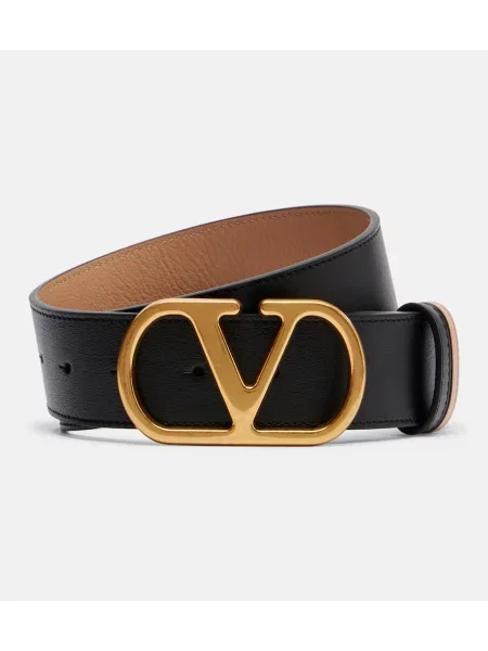 Curea Valentino Garavani din piele negru