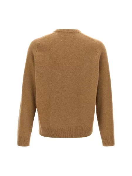 Sweter Maison Margiela wełniany beżowy