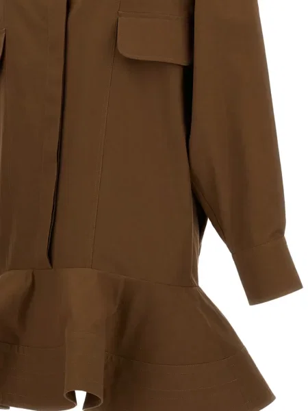 Košeľové šaty Stella Mccartney hnedá