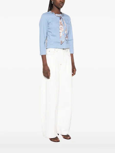 Яке Liu Jo на цветя синьо