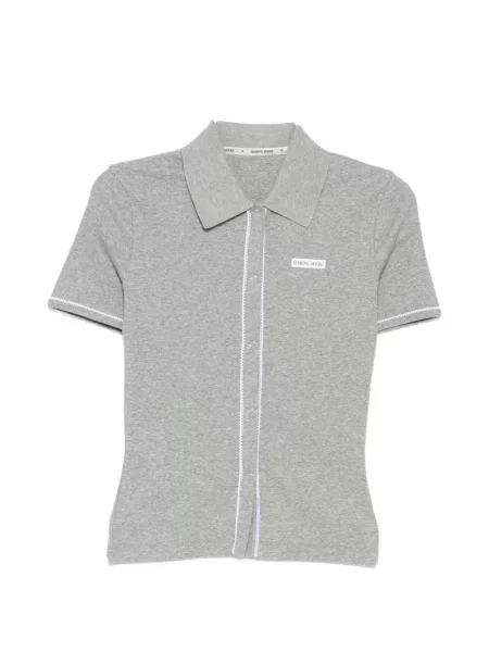 Tricou polo Marine Serre din jerseu gri