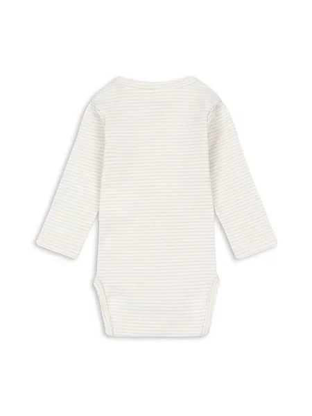 Fanga Fontana body dojčenské FIO STRIPE LS BODY OCS béžová