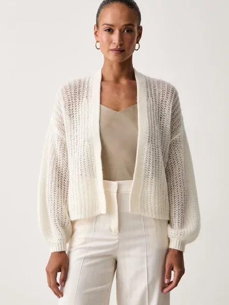 BOSS Orange cardigan pentru femei cu lână bej
